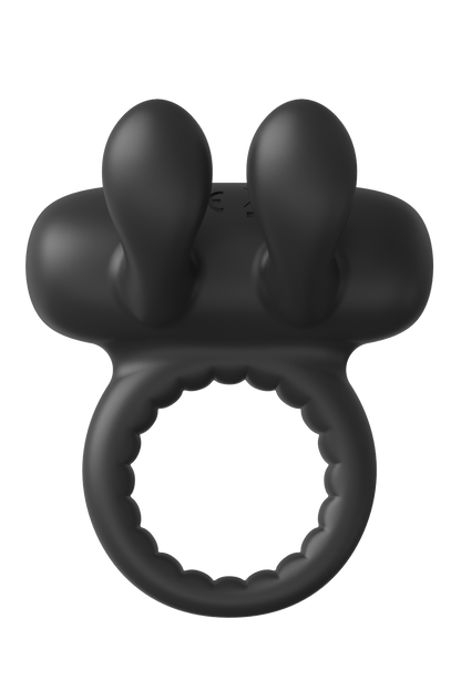 ANELLO PER IL PENE VIBRANTE RAMROD RABBIT NERO