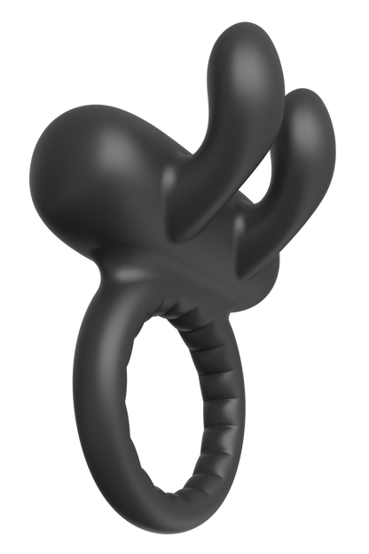 ANELLO PER IL PENE VIBRANTE RAMROD RABBIT NERO