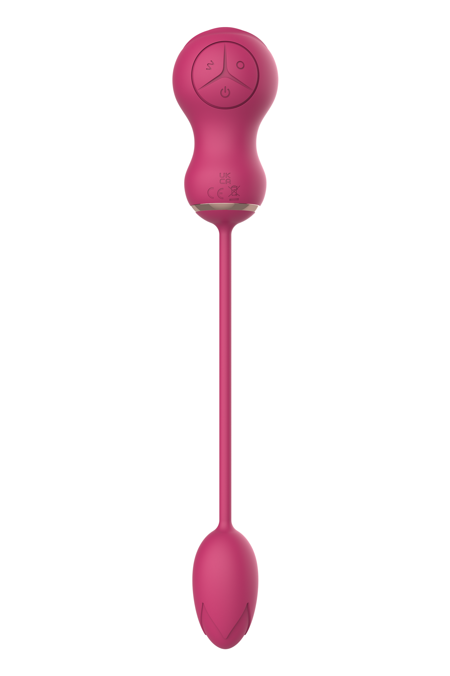 ESSENTIALS DOPPIO STIMOLATORE FLESSIBILE E UOVO VIBRANTE ROSA