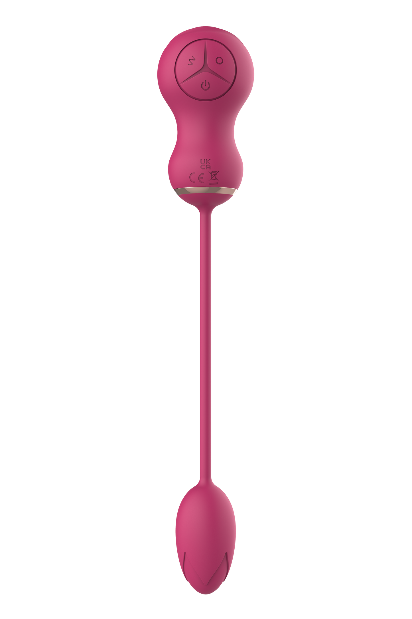 ESSENTIALS DOPPIO STIMOLATORE FLESSIBILE E UOVO VIBRANTE ROSA