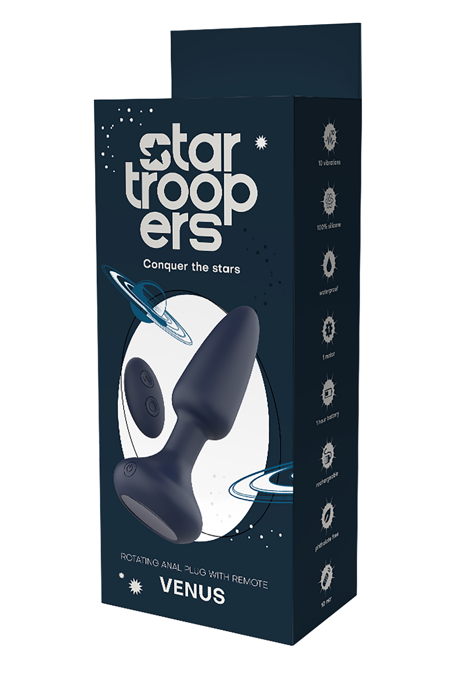 STARTROOPERS VENUS ROTANTE ANAL PLUG CON TELECOMANDO