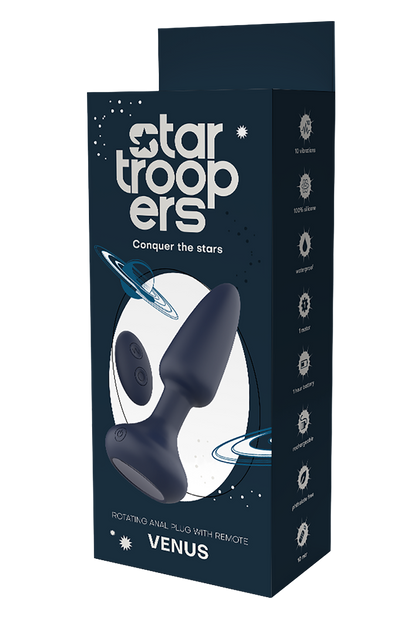 STARTROOPERS VENUS ROTANTE ANAL PLUG CON TELECOMANDO