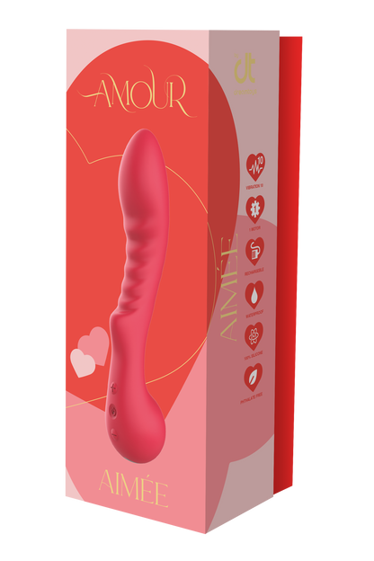 VIBRATORE FLESSIBILE PUNTO G AMOUR AIMEE