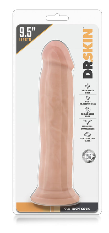 DR. SKIN 9,5 POLLICI CAZZO VANIGLIA