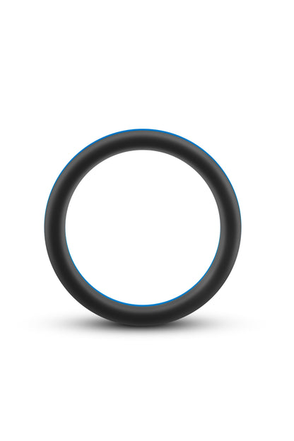 ANELLO PER IL PENE GO PRO IN SILICONE PERFORMANCE NERO/BLU
