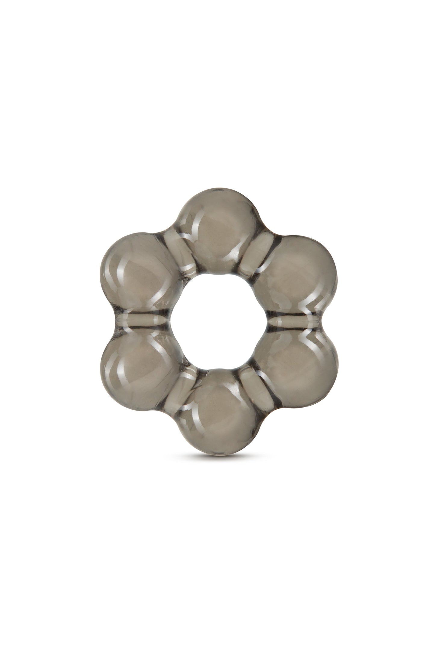ANELLO PER IL PENE CON PERLINE SPESSE STAY HARD NERO