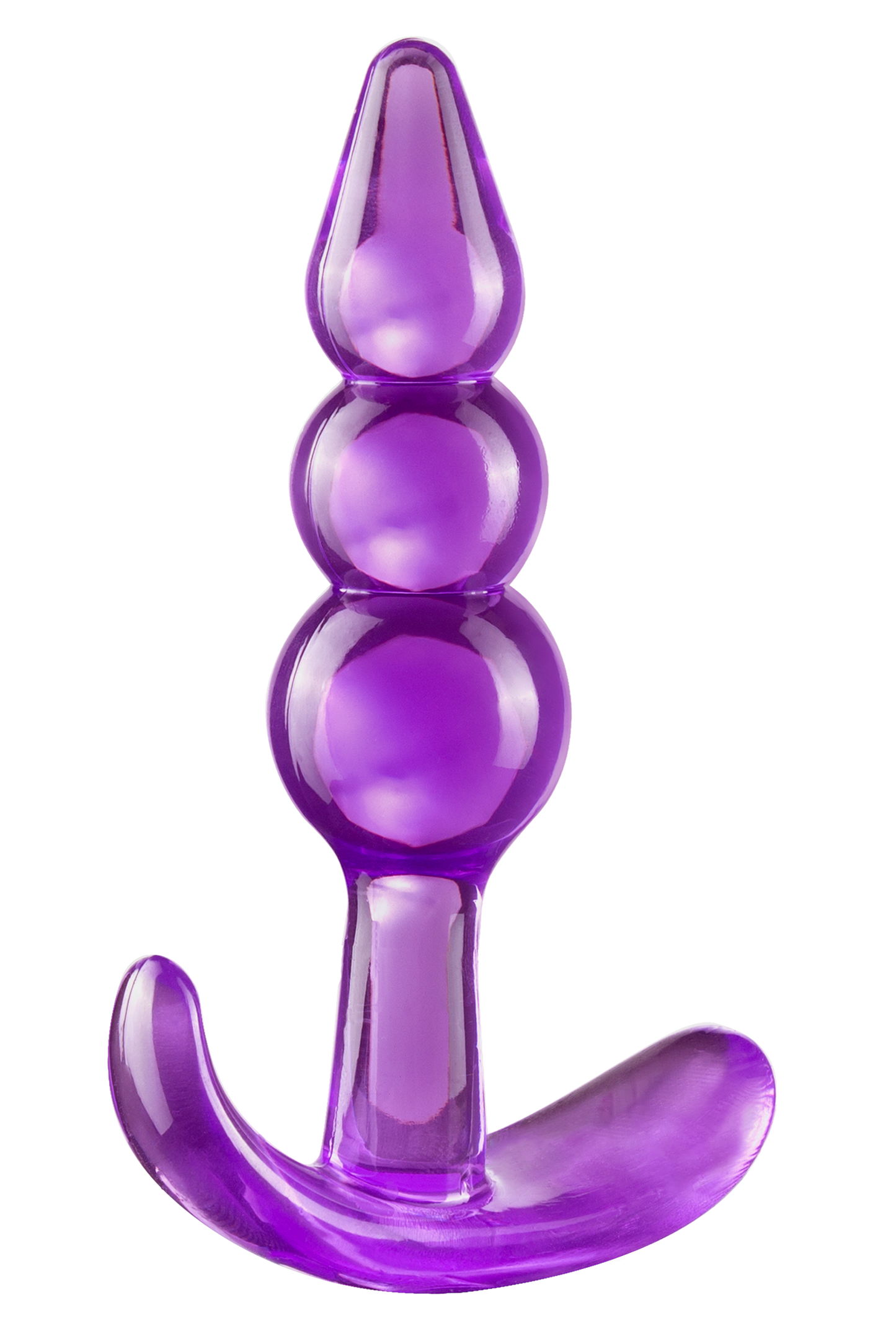 B YOURS PLUG ANALE A TRIPLA PERLA VIOLA
