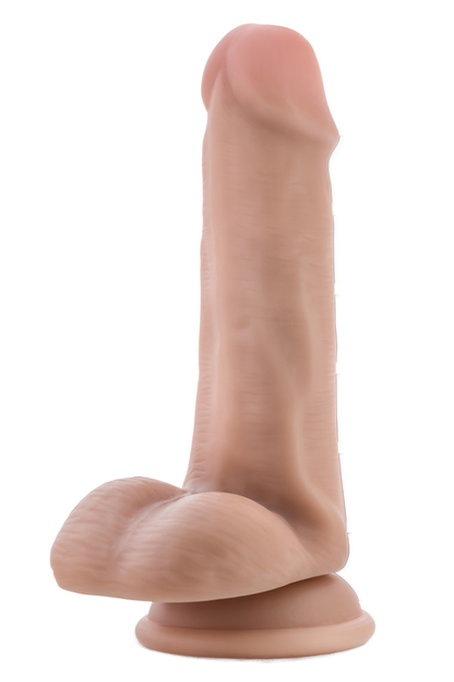 DR. SKIN DR. JEFFREY DILDO DA 6,5 POLLICI CON PALLE BEIGE