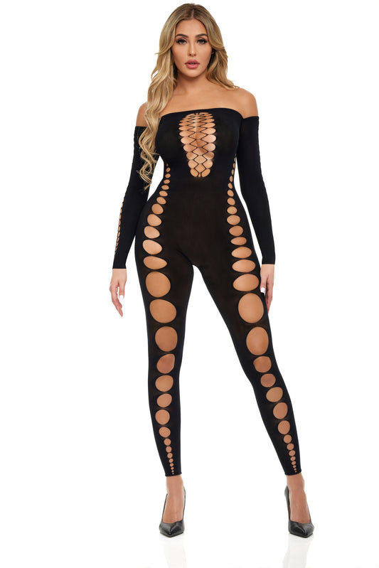 BODYSTOCKING NERO BOUJEE GANG, OS