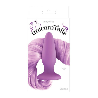Code di unicorno viola pastello