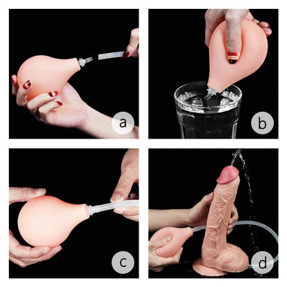 Dildo estremo da 10'' color carne