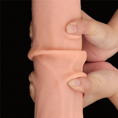 Dildo doppio strato scorrevole da 14'' King Size