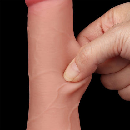 Dildo a doppio strato con pelle scorrevole da 7,5'', color carne II_B15O50_3