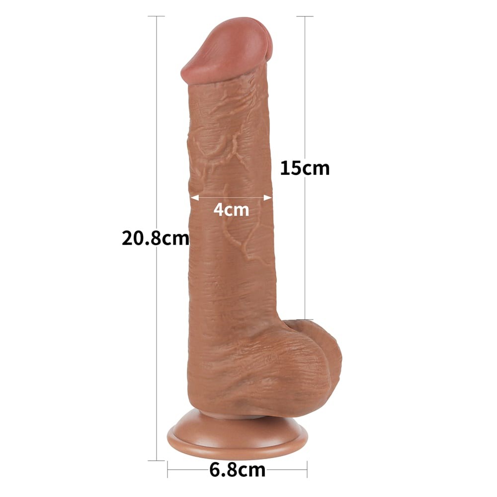 Dong a doppio strato scorrevole da 8'' marrone III_B15O50_3