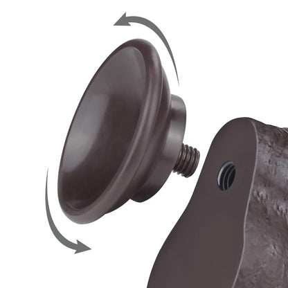 Dildo doppio strato scorrevole da 7'' nero_B15O50_3