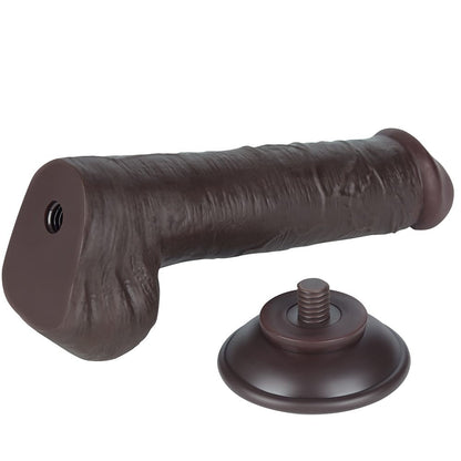 Dildo doppio strato scorrevole da 8'' nero III_B15O50_3