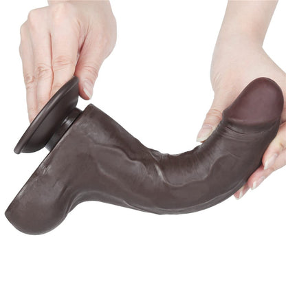 Dildo doppio strato scorrevole da 8,5'', nero II_B15O50_3