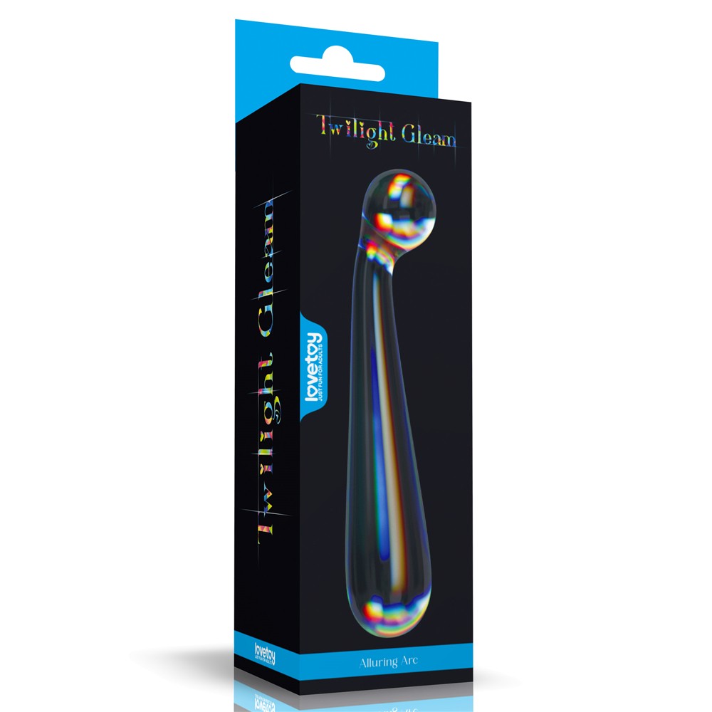 Dildo di vetro Twilight Gleam - Alluring Arc