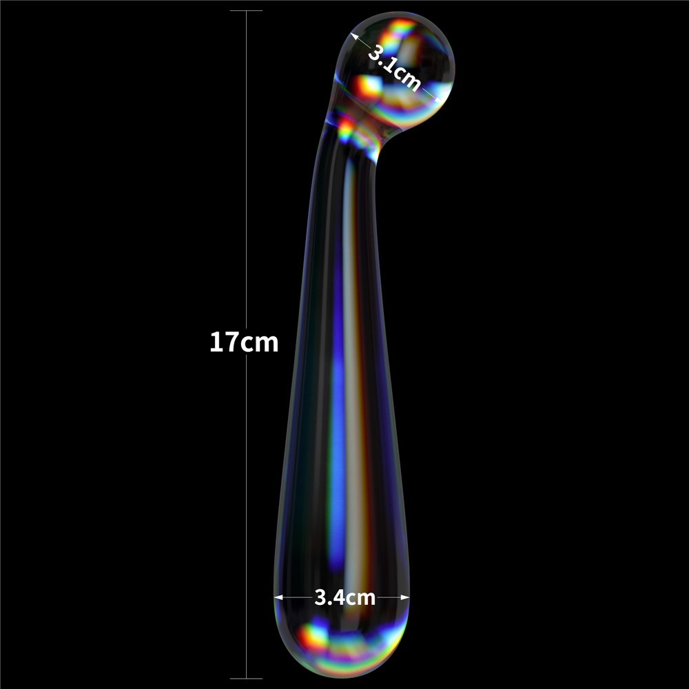 Dildo di vetro Twilight Gleam - Alluring Arc