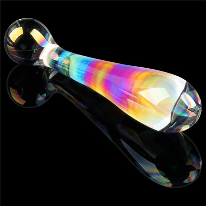 Dildo di vetro Twilight Gleam - Alluring Arc