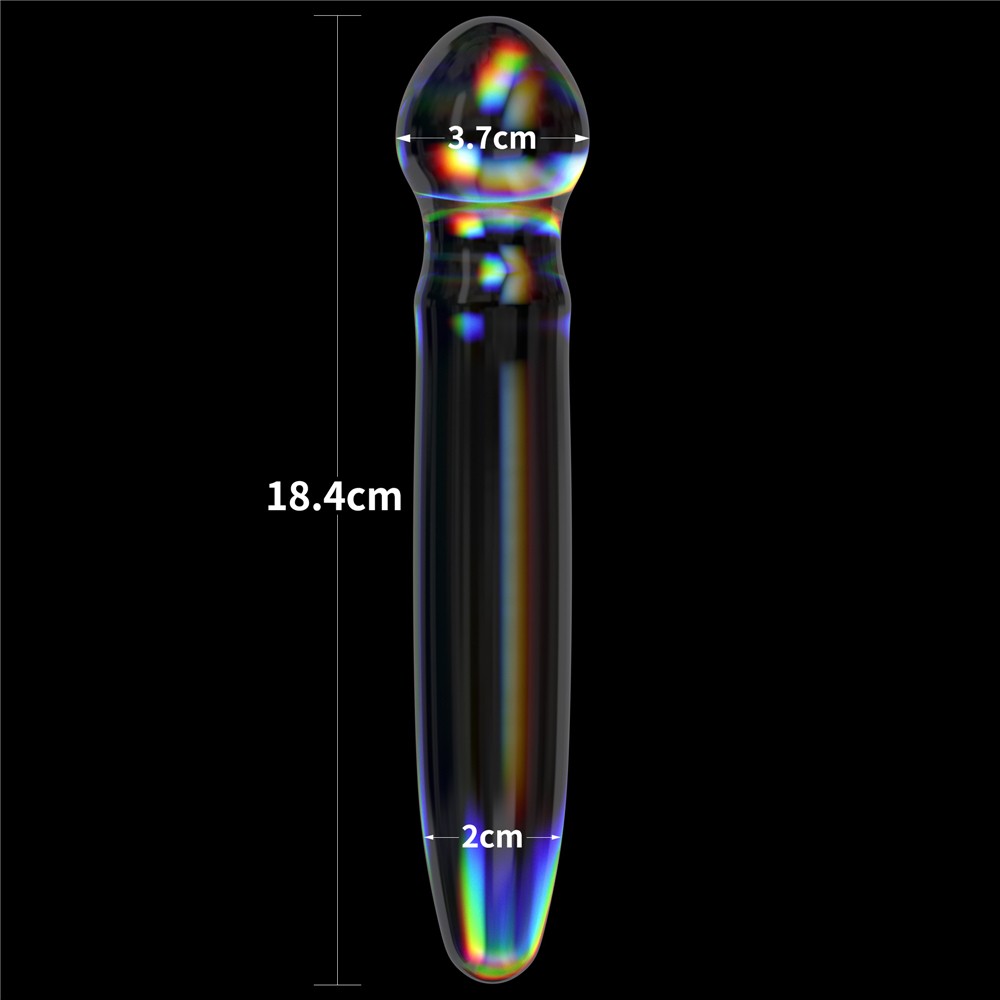 Dildo di vetro Twilight Gleam - Prism Glass