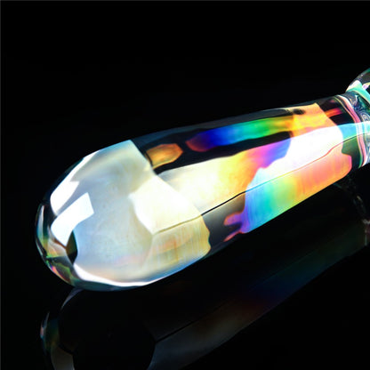 Dildo in vetro Twilight Gleam - Rising Ripples