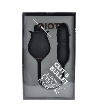 STIMOLATORE CLITORIDEO QIOT - PROIETTILE A SPINTA