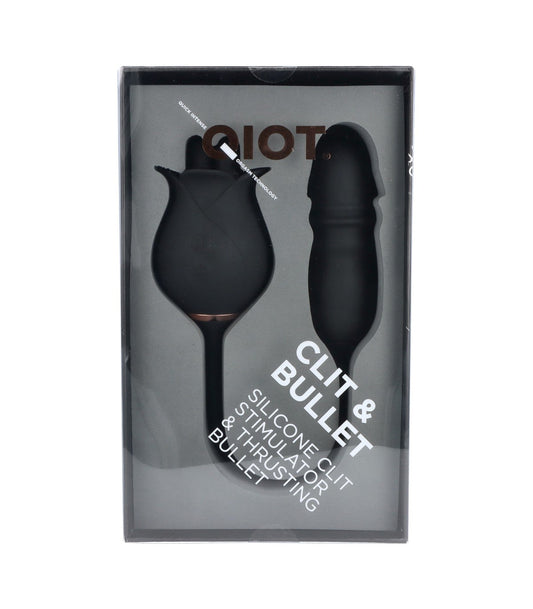 STIMOLATORE CLITORIDEO QIOT - PROIETTILE A SPINTA