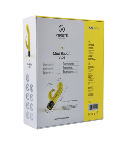 VIBRATORE RICARICABILE IN SILICONE FLUO F3