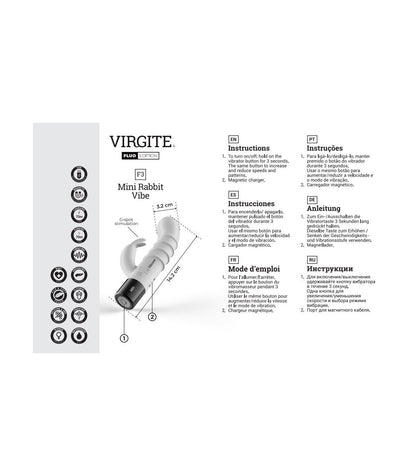 VIBRATORE RICARICABILE IN SILICONE FLUO F3