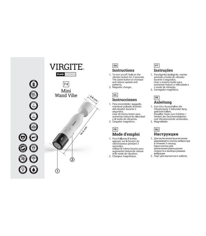 VIBRATORE RICARICABILE IN SILICONE FLUO F4