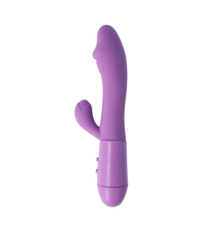 Nº 73 VIBRATORE CON STIMOLATORE VIOLA