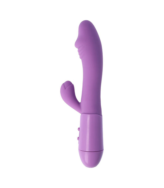 Nº 73 VIBRATORE CON STIMOLATORE VIOLA