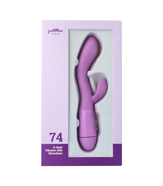 Nº 74 VIBRATORE PUNTO G CON STIMOLATORE VIOLA