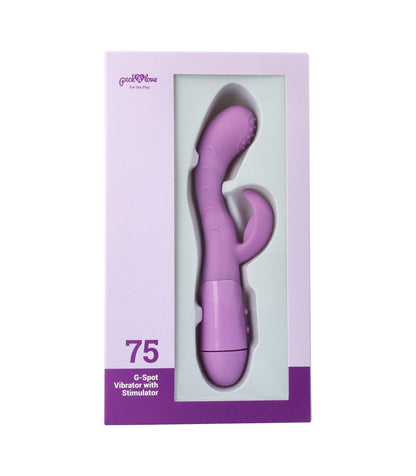 Nº 75 VIBRATORE PUNTO G CON STIMOLATORE VIOLA