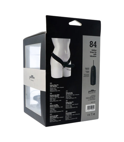 Nº 84 IMBRACATURA NERA HOLLOW 17 CM CON VIBRAZIONE