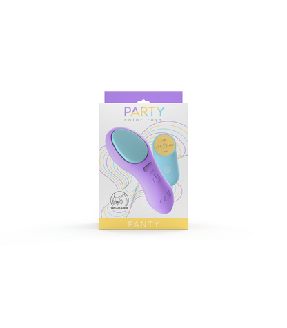 VIBRATORE A MUTANDINA CON CONTROLLO USB LILA