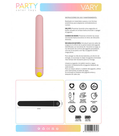 VIBRATORE USB ROSA VARIO