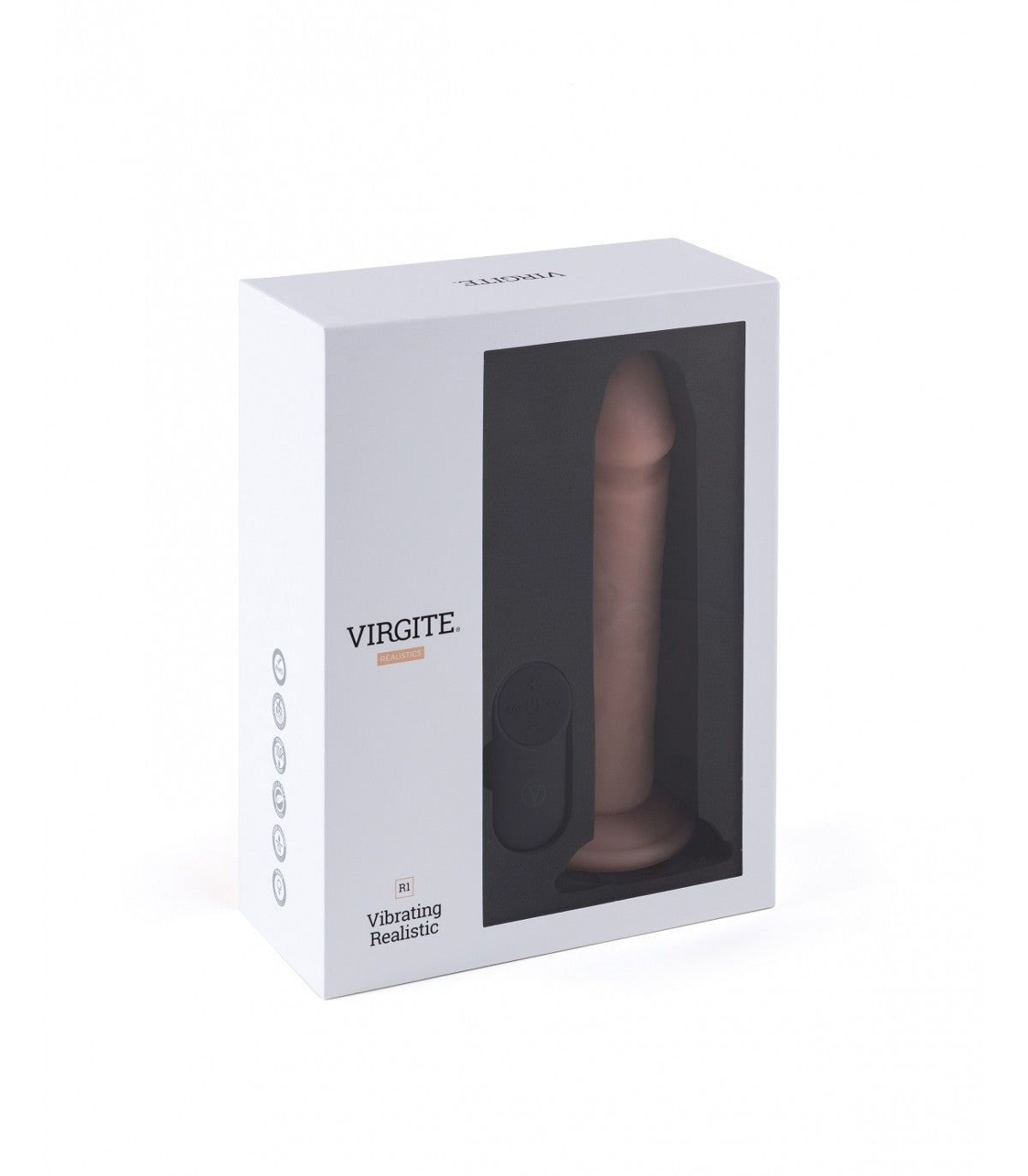 VIBRATORE REALISTICO R1" 19CM CON TELECOMANDO"