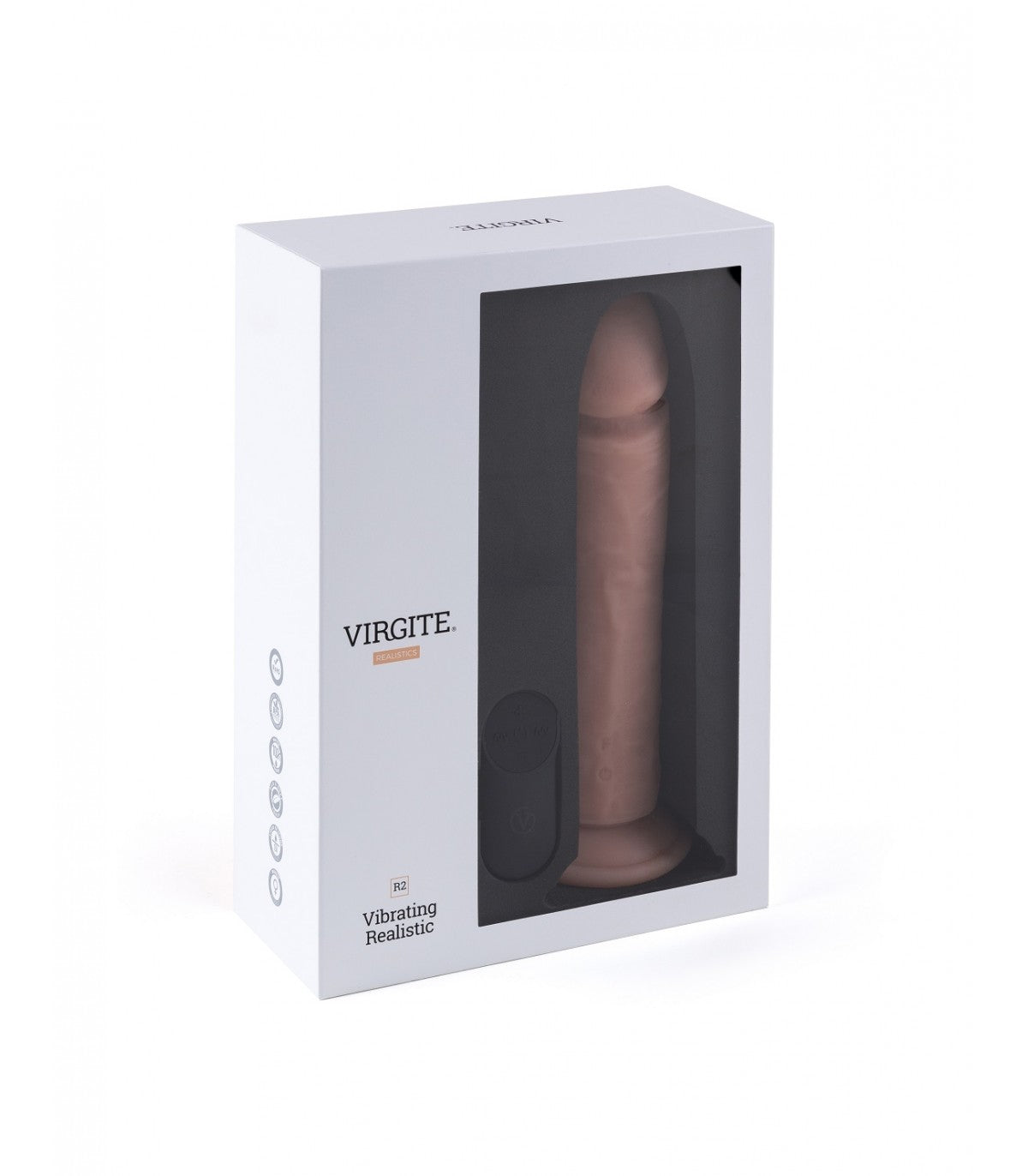 VIBRATORE REALISTICO R2" 21CM CON TELECOMANDO"
