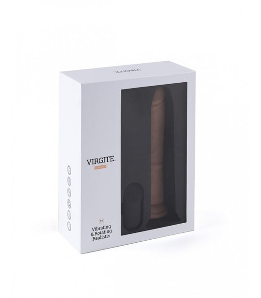 VIBRATORE E ROTATORE REALISTICO R7" 19CM CON TELECOMANDO"