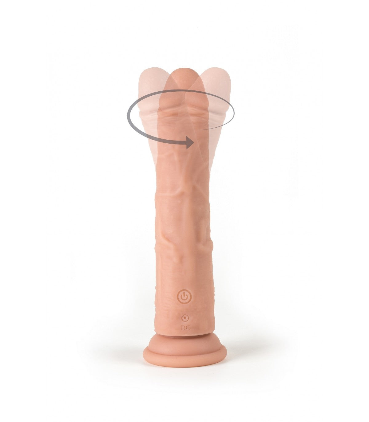 VIBRATORE E ROTATORE REALISTICO R7" 19CM CON TELECOMANDO"