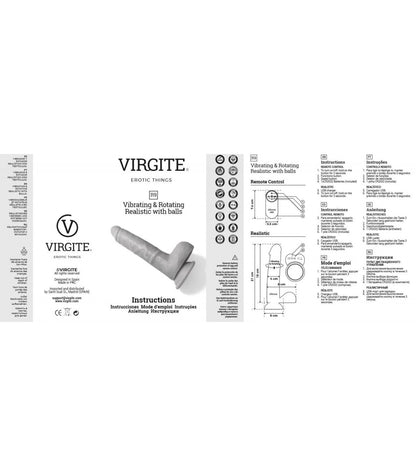 VIBRATORE E ROTATORE REALISTICO R9" 19CM CON TELECOMANDO"