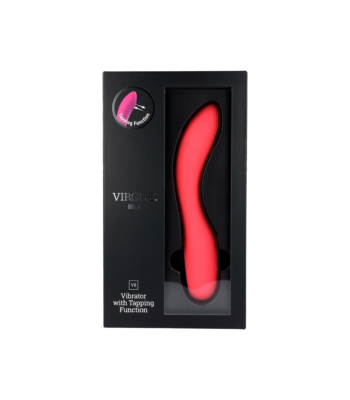 VIBRATORE RICARICABILE ROSA V8 A TAPPING