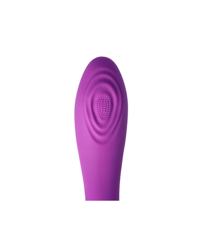 VIBRATORE RICARICABILE A TAPPING V8 VIOLA