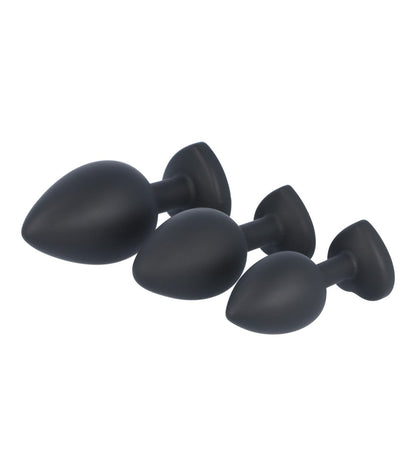 SET SPINA X3 E14 SILICONE CUORE NERO-RUBINO