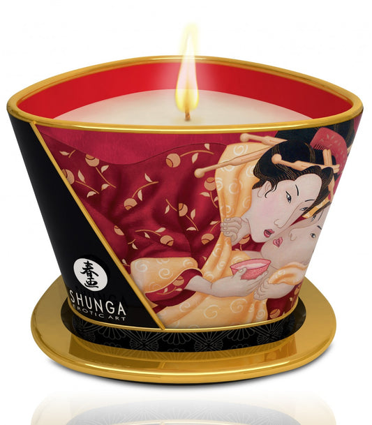 Candela da massaggio allo champagne e fragola 170 ml