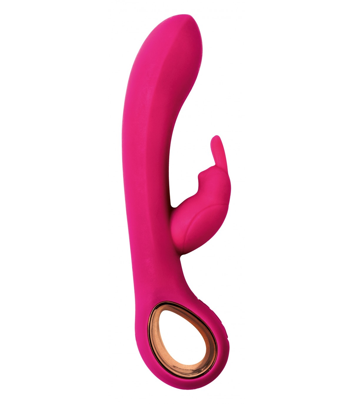 VIBRATORE PUNTO G CON STIMOLATORE CLITORIDEO BIA FUCSIA