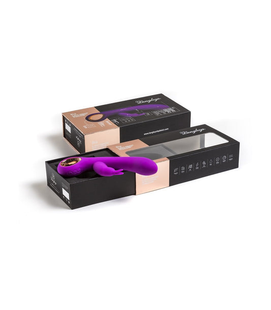 VIBRATORE PUNTO G CON STIMOLATORE CLITORIDEO NERO BIA