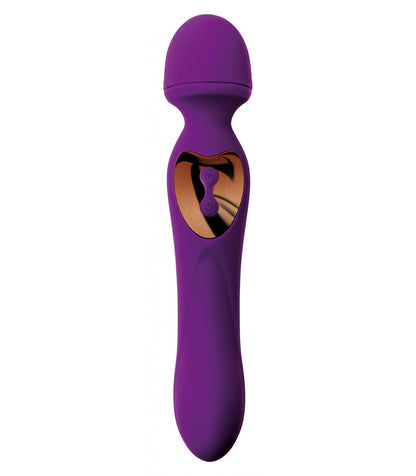 VIBRATORE A BACCHETTA 2 IN 1 VIOLA AGÔN